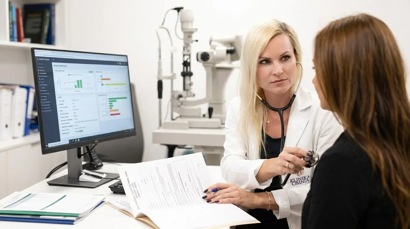 Zdravniški pregled za delo pri specialistu medicine dela z dokumentacijo